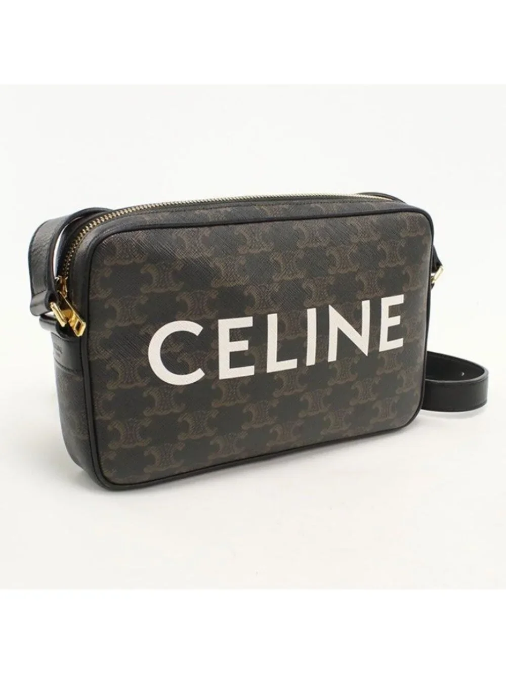 Celine Midi Triomphe Canvas Crossbody Shoulder